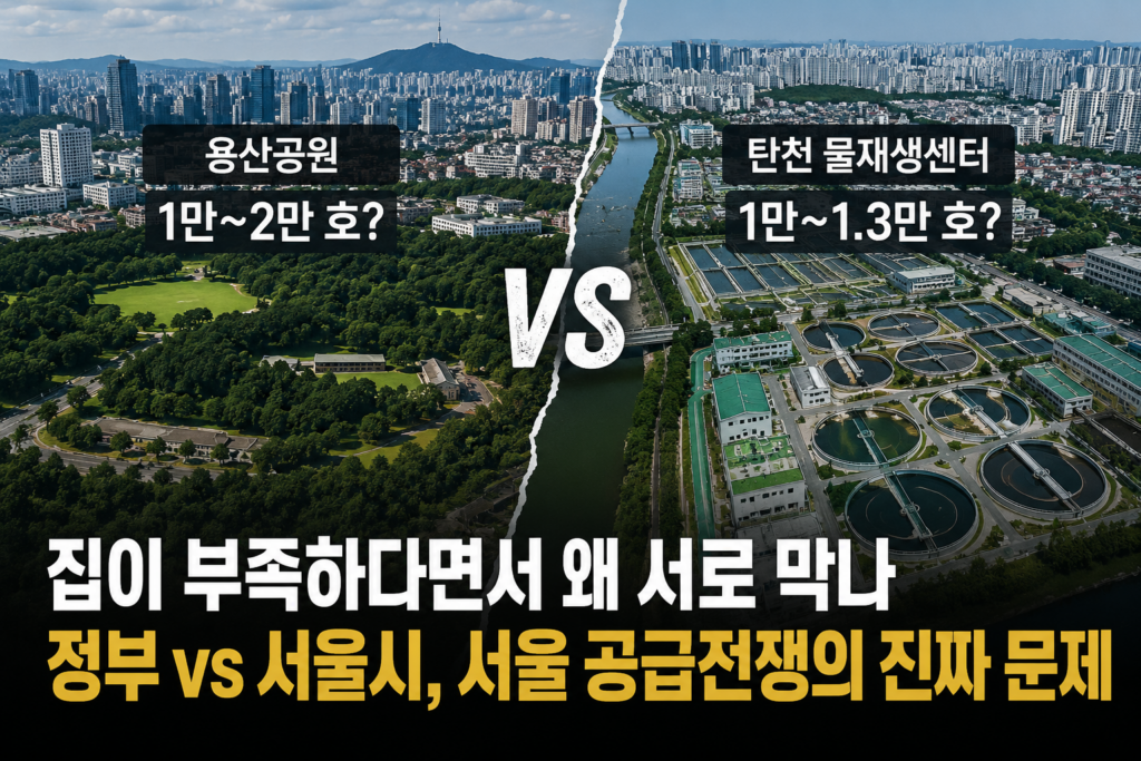 용산공원 주택공급 논쟁과 서울 공급정책