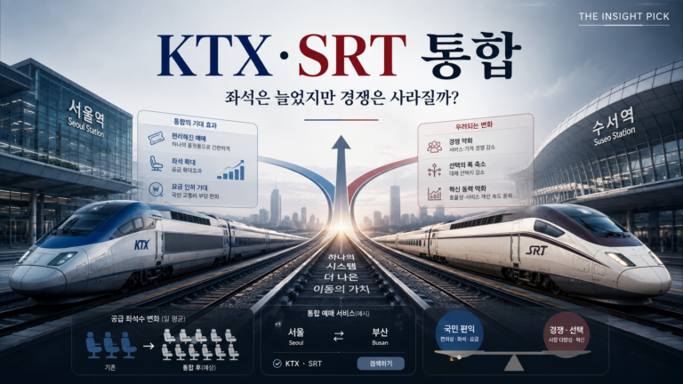 KTX SRT 통합과 철도 경쟁 구조